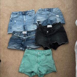 Abercrombie Kids Blue and Black Shorts Collection